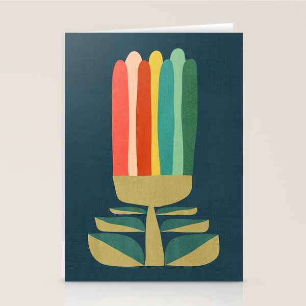 Little rainbow flower Stationery Card Gallery Image 1