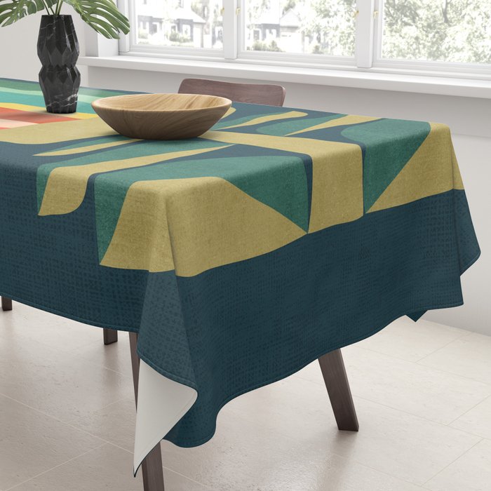 Little rainbow flower Tablecloth Gallery Image 3