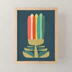 Little rainbow flower Mini Art Print Gallery Image 1