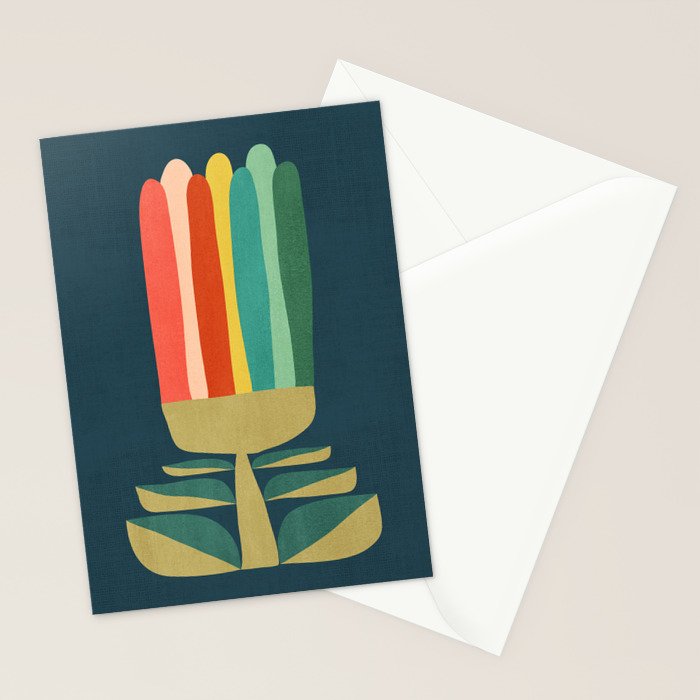Little rainbow flower Stationery Card Gallery Image 2