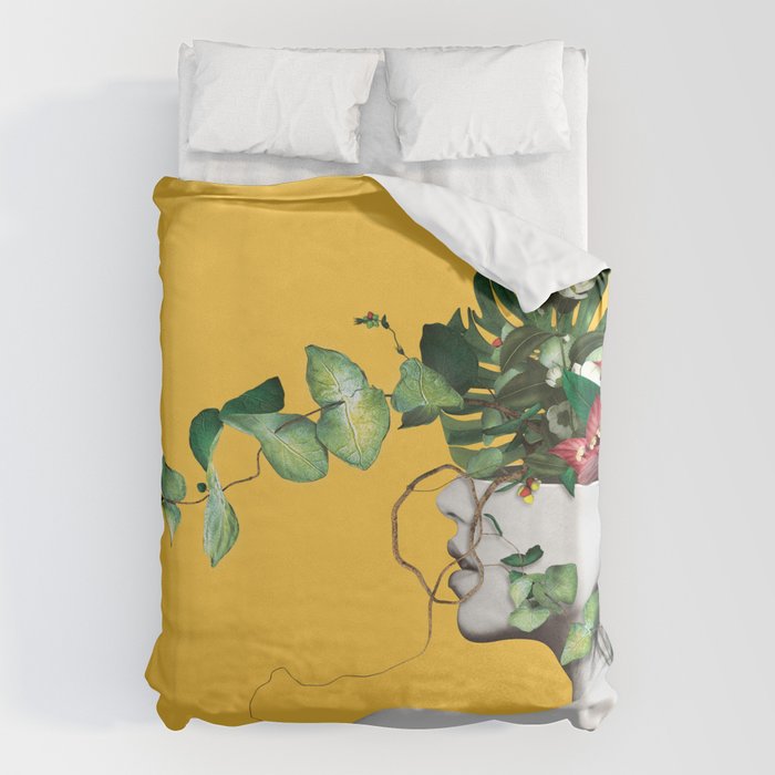 Lady Flowers Duvet Cover Gallery Image 6