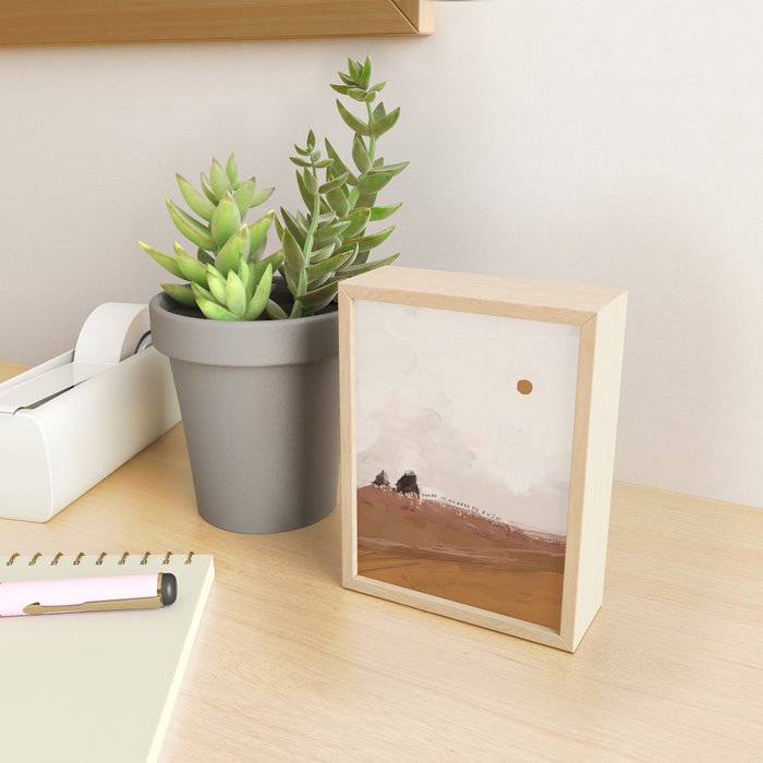 There Is No Need To Rush Mini Art Print Gallery Image 2
