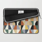 Retro Neutral Wavy Checker Laptop Sleeve Gallery Image 2