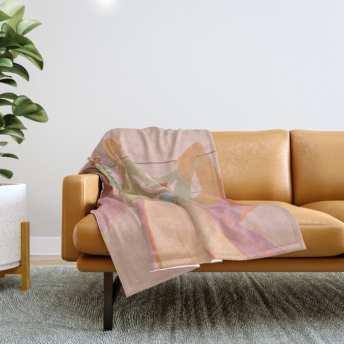 Laundry Day  Throw Blanket Gallery Image 1