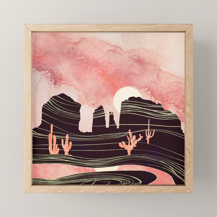 Rose Desert Mini Art Print Gallery Image 1