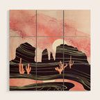 Rose Desert Wood Wall Art Gallery Image 1