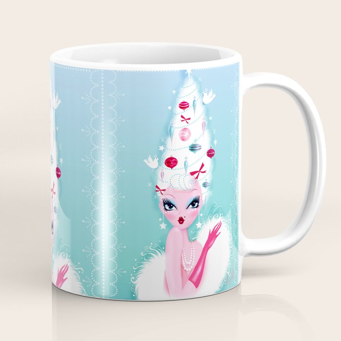 Christmas Coiffure Coffee Mug Gallery Image 1