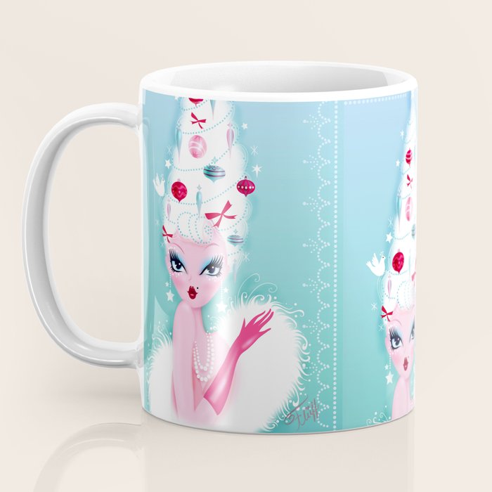 Christmas Coiffure Coffee Mug Gallery Image 3