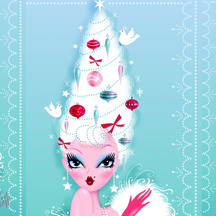 Christmas Coiffure Coffee Mug Gallery Image 2