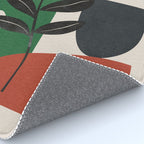 Modern Abstract Minimal Shapes Branches Art 5 Rug Gallery Image 4