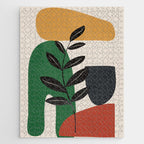 Modern Abstract Minimal Shapes Branches Art 5 Jigsaw Puzzle Gallery Image 1