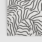 seamless pattern with graphic black leaves Poster Gallery Image 3