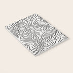 seamless pattern with graphic black leaves Notebook Gallery Image 3