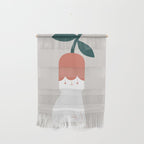 Cat and Plants: Flower Fragrance  Wall Hanging Gallery Image 1