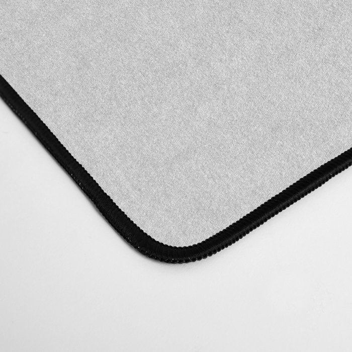 Balancing / Gray on White Desk Mat Gallery Image 4
