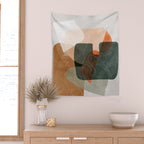minimal shapes III Wall Tapestry Gallery Image 2