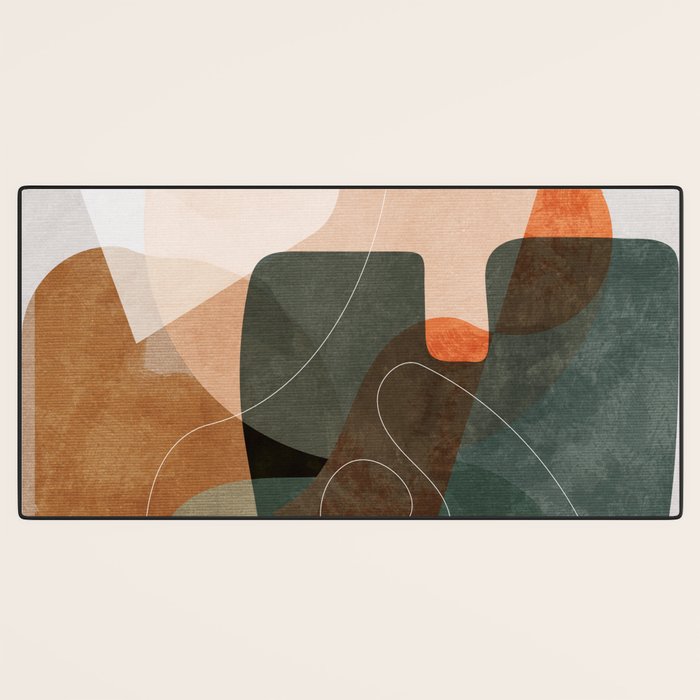 minimal shapes III Desk Mat Gallery Image 3