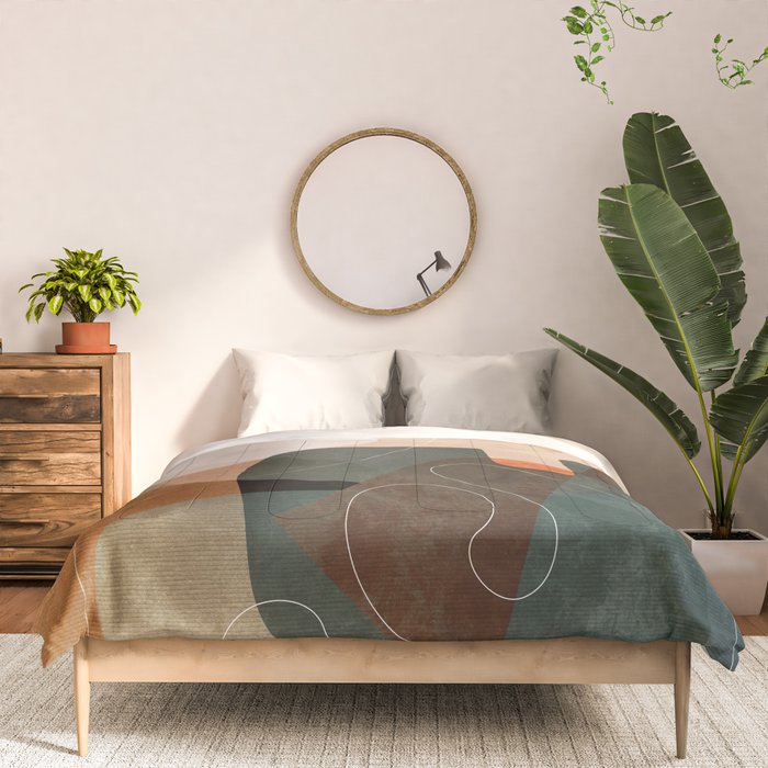 minimal shapes III Comforter Gallery Image 3