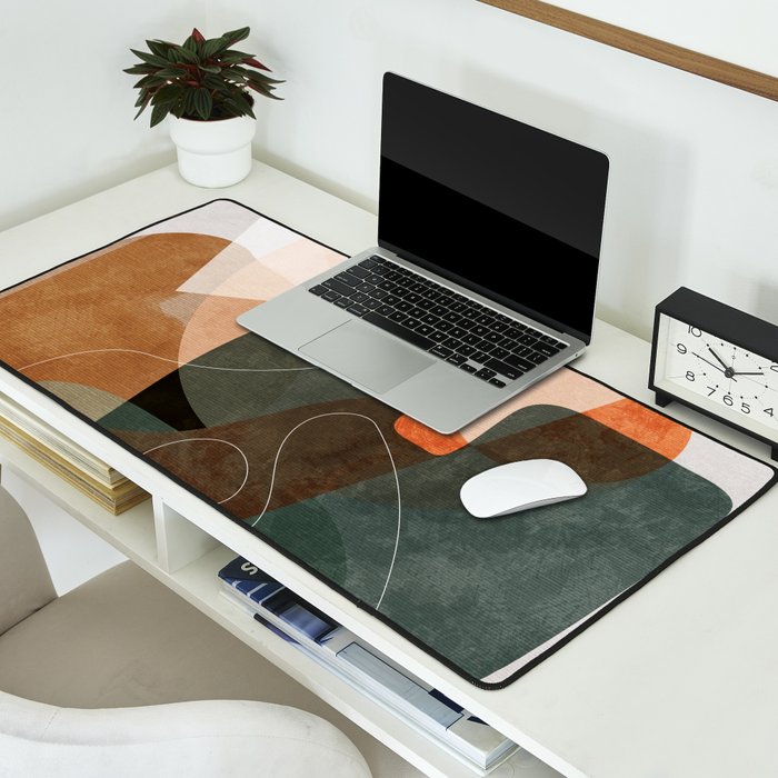 minimal shapes III Desk Mat Gallery Image 2