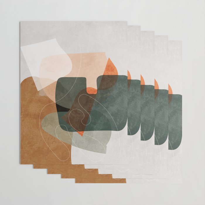 minimal shapes III Wrapping Paper Gallery Image 3