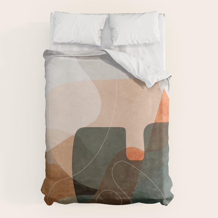 minimal shapes III Duvet Cover Gallery Image 1