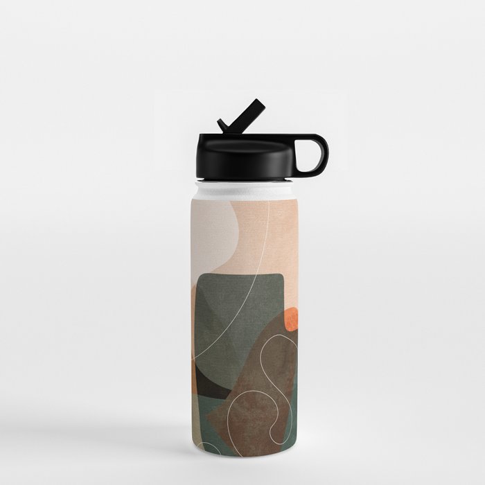 minimal shapes III Water Bottle Gallery Image 1