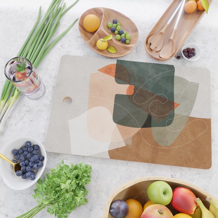 minimal shapes III Cutting Board Gallery Image 2