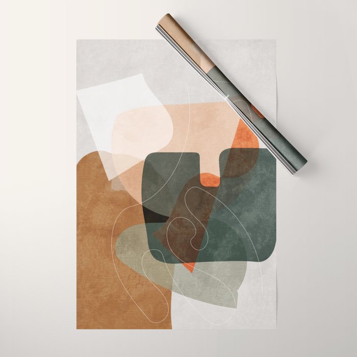 minimal shapes III Wrapping Paper Gallery Image 1