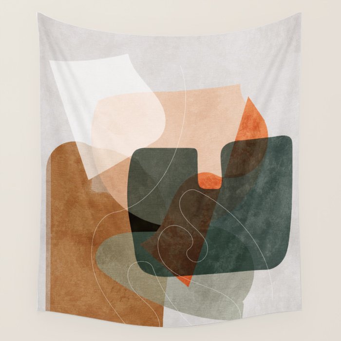 minimal shapes III Wall Tapestry Gallery Image 4
