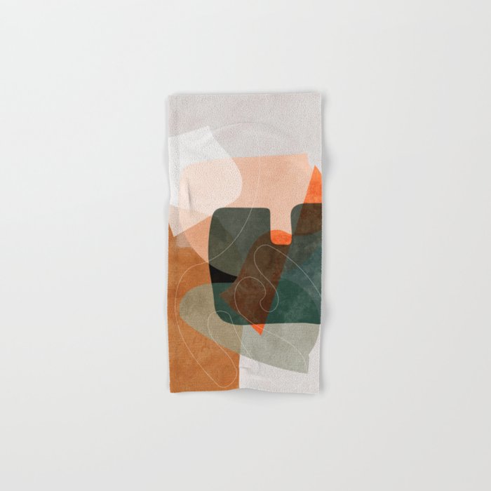 minimal shapes III Bath Towel Gallery Image 1