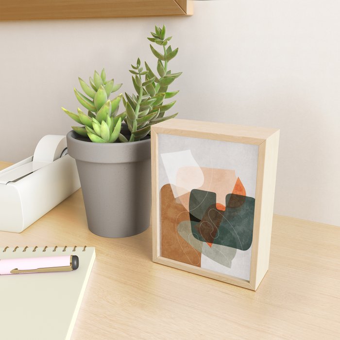 minimal shapes III Mini Art Print Gallery Image 2