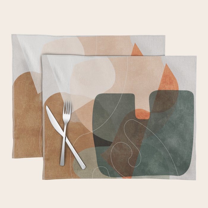 minimal shapes III Placemat Gallery Image 1