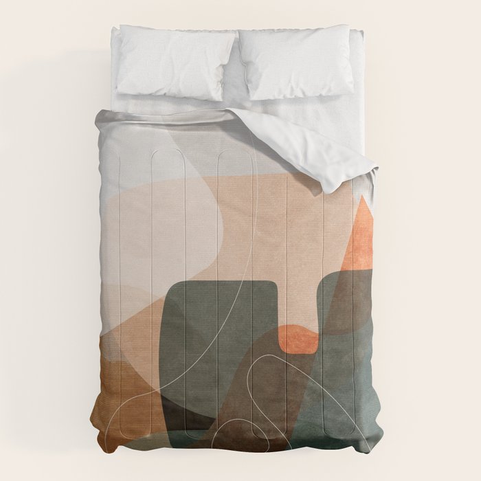 minimal shapes III Comforter Gallery Image 1