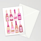 French Champagne Collection - Pink Stationery Card Gallery Image 2