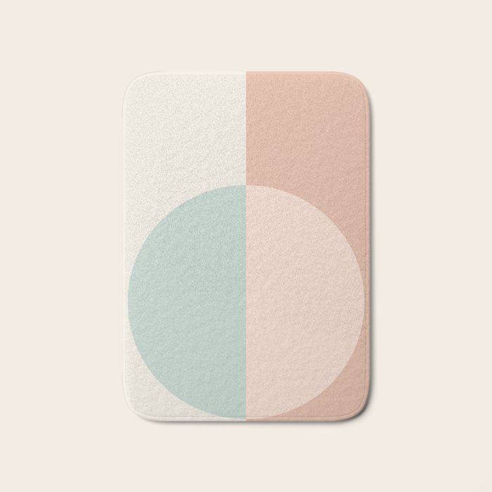 Color Block Abstract VI Bath Mat Gallery Image 1