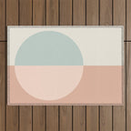 Color Block Abstract VI Outdoor Rug Gallery Image 1