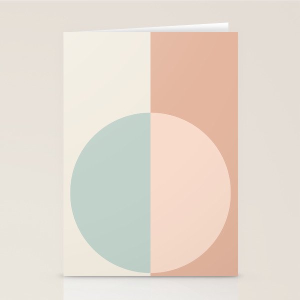 Color Block Abstract VI Stationery Card Gallery Image 2
