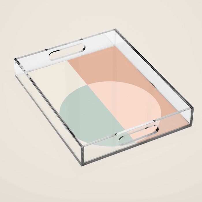 Color Block Abstract VI Acrylic Tray Gallery Image 1