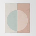 Color Block Abstract VI Throw Blanket Gallery Image 2