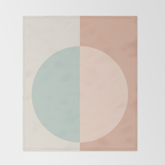 Color Block Abstract VI Throw Blanket Gallery Image 2