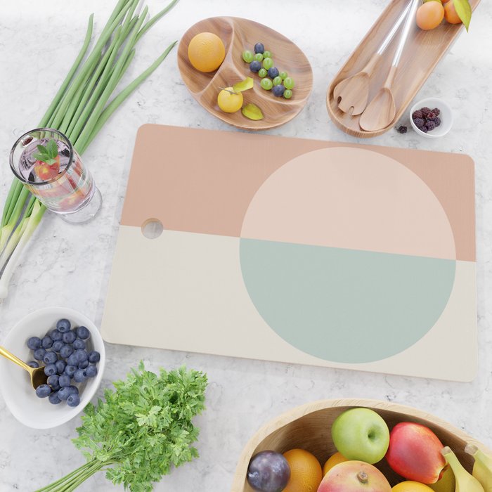 Color Block Abstract VI Cutting Board Gallery Image 2
