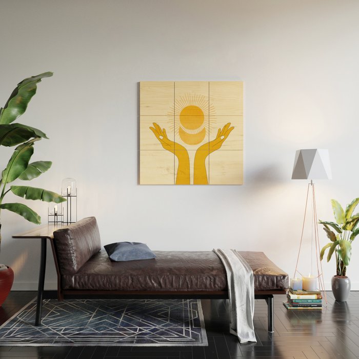 Holding the Light Wood Wall Art Gallery Image 2
