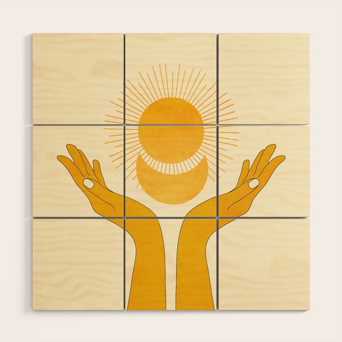 Holding the Light Wood Wall Art Gallery Image 1