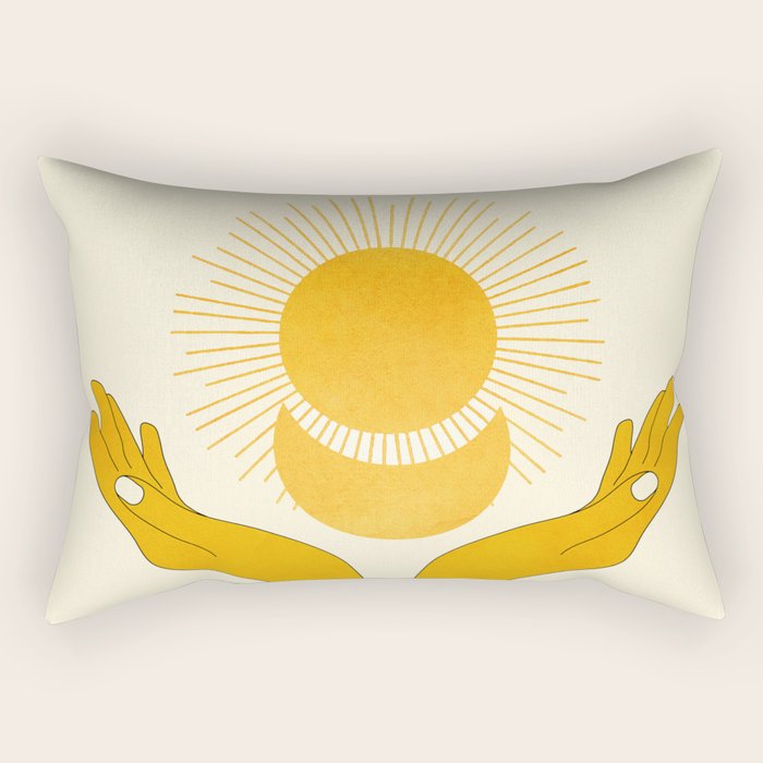 Holding the Light Rectangular Pillow Gallery Image 2