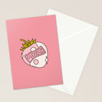 Libra Strawberry Stationery Card Gallery Image 2