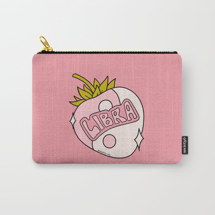 Libra Strawberry Carry All Pouch Gallery Image 1