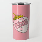 Libra Strawberry Travel Mug Gallery Image 1