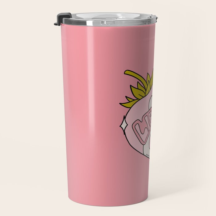 Libra Strawberry Travel Mug Gallery Image 3
