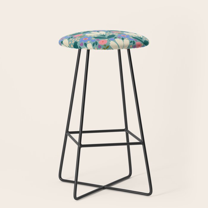 Pretty Bloom - Summer vibe Stool Gallery Image 1