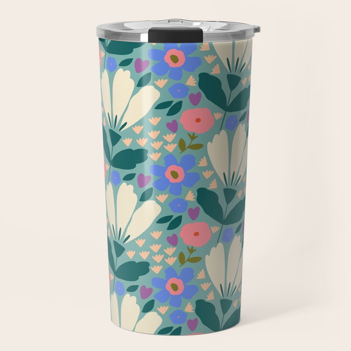Pretty Bloom - Summer vibe Travel Mug Gallery Image 1